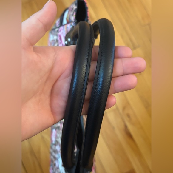 NWT Ed Hardy Leopard Print Skull & Floral Motif Vegan Faux Leather Tote Purse - Picture 11 of 16